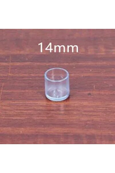 Choice 16 pcs 14mm 16Pcs Transparent Furniture feet Caps Chair Table Sofa Non...