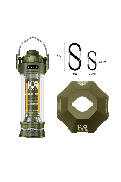 Choice RHX2 amry green set DOTWISE 3000mAH Camping Portable Retro Lantern Cam...