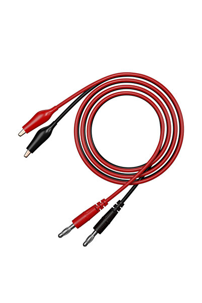 Choice 1red 1black 2pcs Multi-meter Test Leads Cable Line 100cm 4mm Banana Pl...