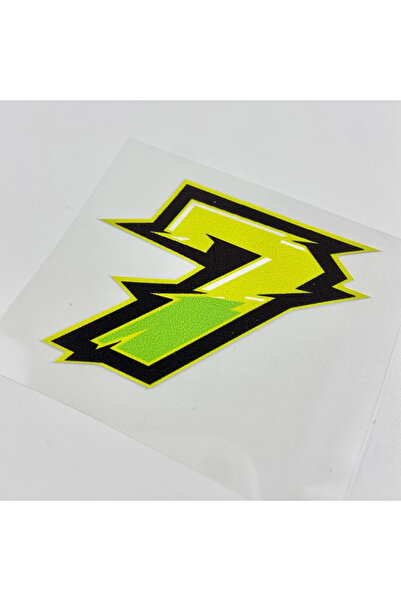 Choice17 Height 5CM CH-LSZ-7-G 1PC Number 012345678910 Motorcycle Stickers Mo...