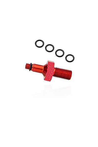 Choice1 Red Mountain Bicycle Air Rear Shock Valve Adapter MTB Bike Rear Shock...