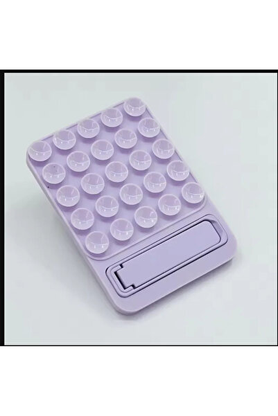 Choice12 JSQDZ Silicone Suction Cup Phone Back Sticker With Foldable Stand Mu...