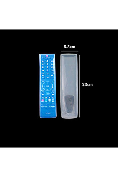 Choice 23X5.5cm Silicone TV Remote Control Protective Sleeve Dust Protection ...