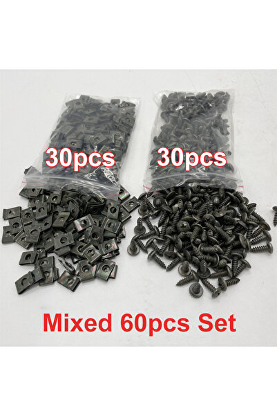 Choice1 mixed 60pcs set Self Tapping Screws Metal Fastener Clip for Car Motor...