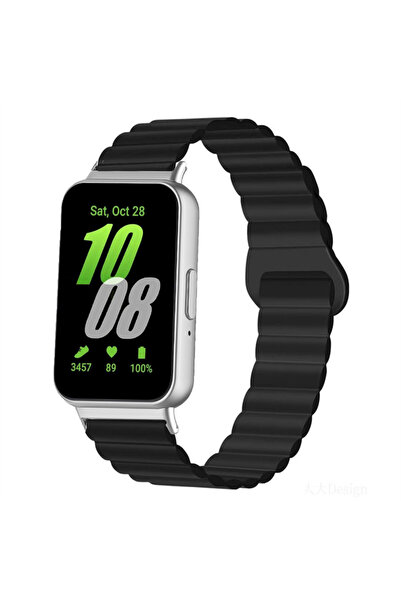 Choice Samsung Galaxy Fit 3 black Magnetic Strap for Fit 3 Sport Silicone Wat...