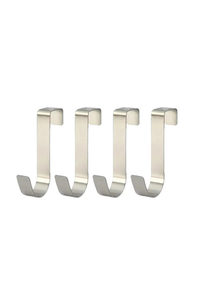Choice stainless steel 4pcs Multi-Purpose Hooks Kitchen Cabinet Door Back Hoo...