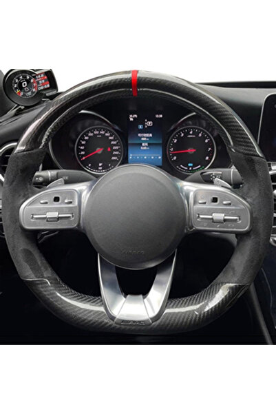 Choice Style 5 Anti-Slip Black Suede Braid Car Steering Wheel Cover For Merce...