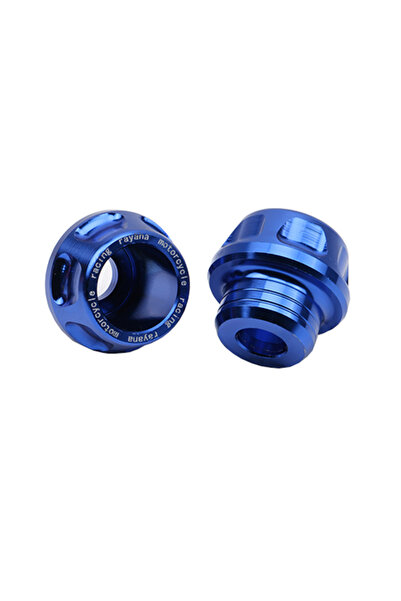 Choice3 Blue Motorcycle Front Fork Frame Sliders Wheel Crash Protector CNC Al...