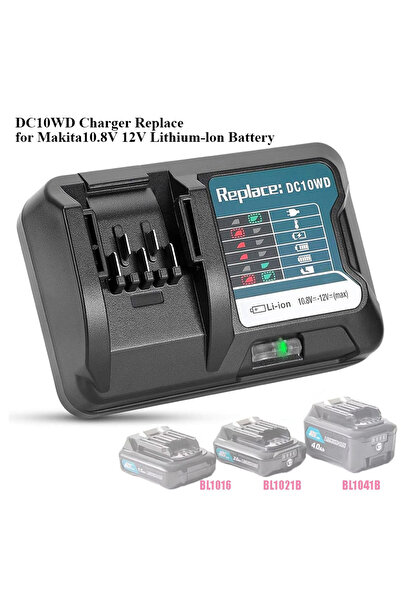 choice2 بطارية ليثيوم أيون DC10WD EU سريعة الشحن لأداة ماكيتا 10.8 فولت 12 فو...