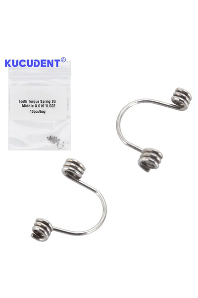 Choice1 16X22 Medium 10Pcs/Pack Dental Torque Springs Orthodontic Anterior Te...