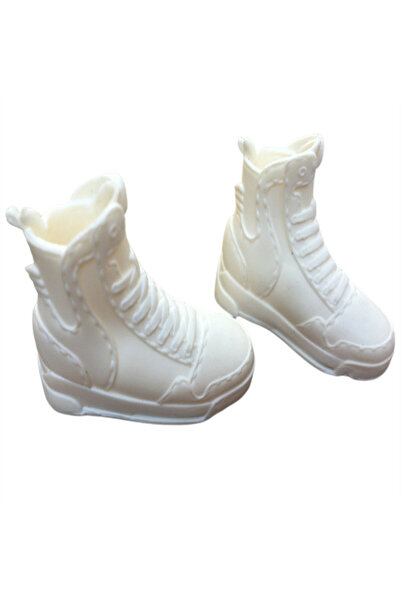 Choice One Size NO.16 white boots Original Ken Prince Male Doll Shoes Boots S...