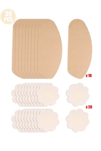 Choice 30pc 30Pcs Anti-Friction Patches Invisible Waterproof Leg Protection T...
