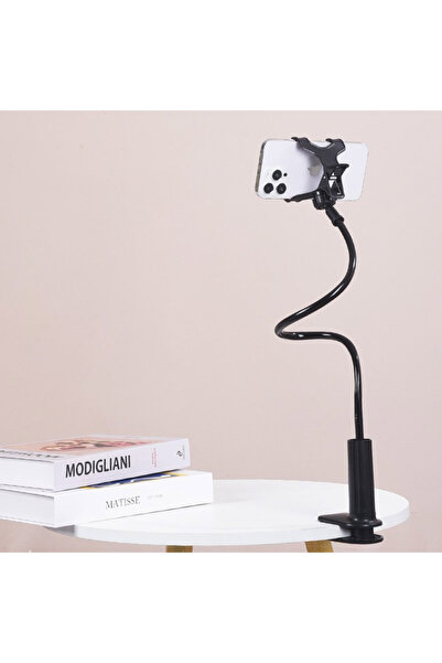 Choice1 black Phone Holder Stand Lazy Bracket Headrest Bed 360 Flexible Long ...