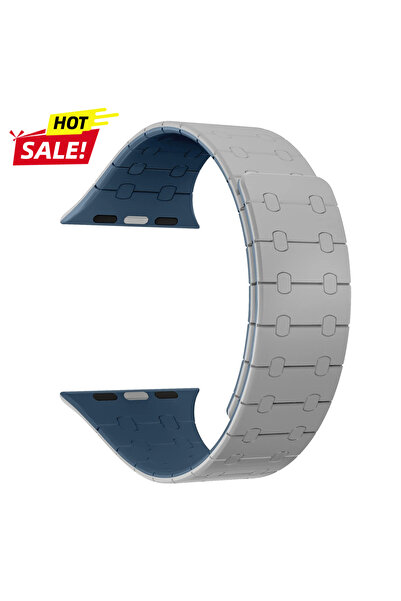 Choice8 42mm 44mm 45mm 49mm CloudHU Silicone Magnetic Strap for Watch Ultra2 ...