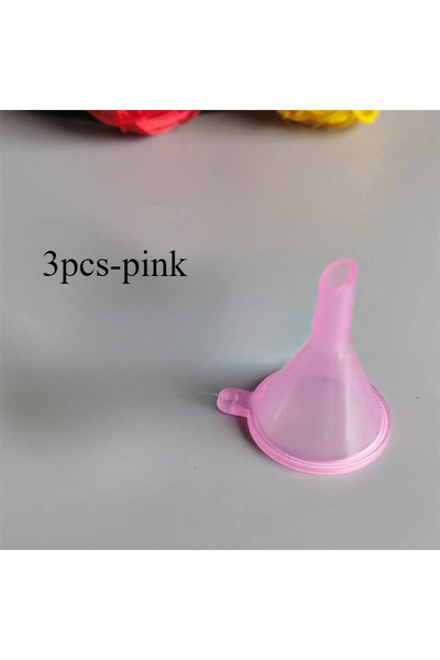 Choice 3pcs-pink 3/5PCS Plastic Small Funnel Perfume Dispensing Funnel Spray ...