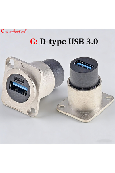 Choice11 G D-type USB 3.0 ChengHaoRan 1PC Metal D Type Module RJ45 CAT6 USB 3...