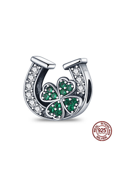 Choice PAC156 Charms 925 Silver Fit Charms 3mm Original Bracelet Four Leaf Cl...