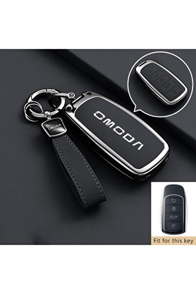 Choice5 Key Case for Omoda Style 7-Black-1PC Zinc Alloy Key Case Fob for Cher...