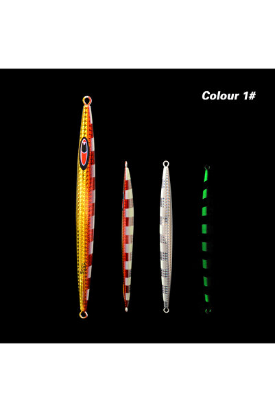 Choice 150g Gold TOLU 150g-500g Fast Sinking Jigging Fishing Lure Laser Paper...