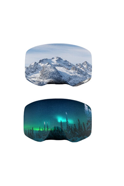 Choice6 2Pcs Set 01 Ski Goggle Cover Scratch-Proof Snowboarding Goggle Protec...