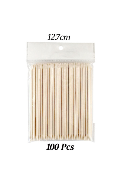 Choice7 127mm 500/200/100 Wood Cuticle Pusher Sticks 63/75/95/105/127/150/178...