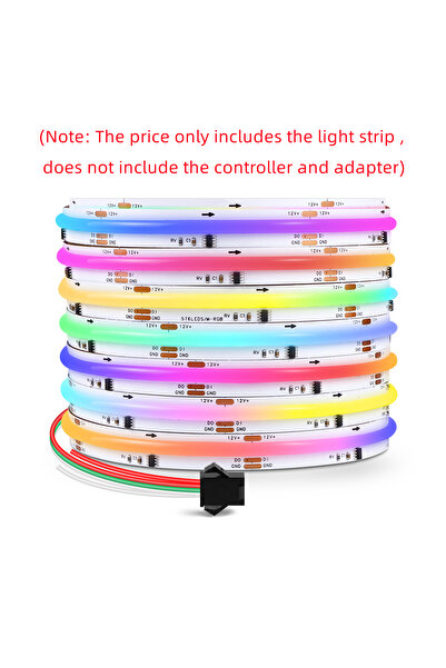 Choice 5M Kit DC 12V Only Lamp No Plug 12V Tuya Smart Life App Control RGBIC ...