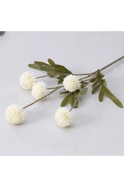 Choice 02 1Pcs Of Orange Artificial Flowers With Stems Mini Chrysanthemums Ho...