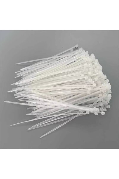 Choice 1000 Pcs 1000pcs White Color Nylon Cable Self-locking Plastic Wire Zip...