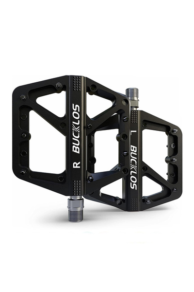 BUCKLOS M2-BLACK Nylon Bicycle Pedal Sealed Bearing Road Mountain Bike Pedal ...