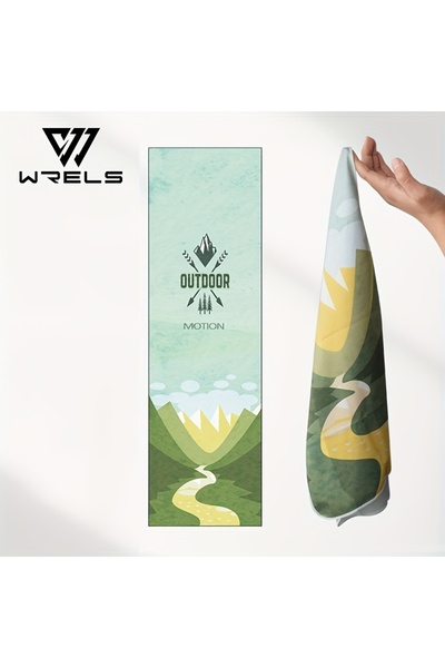 choice2 green WRELS Ice Silk Towel Quick Dry Sweat-absorb Cold-feeling Swimmi...