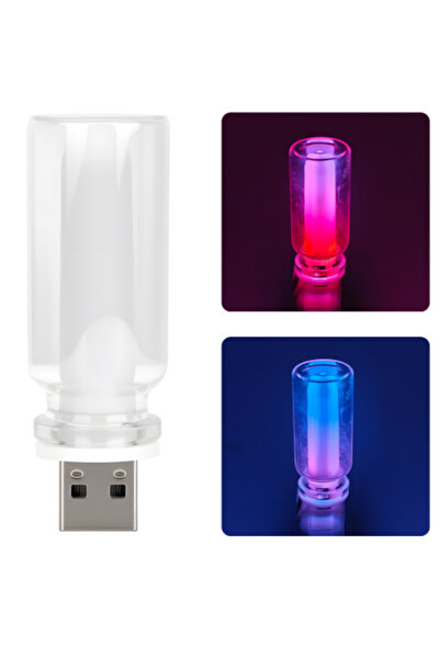 Choice1 Rainbow Color x1 1x Car USB LED Rainbow Color 5V Retro LED Bulbs RGB ...