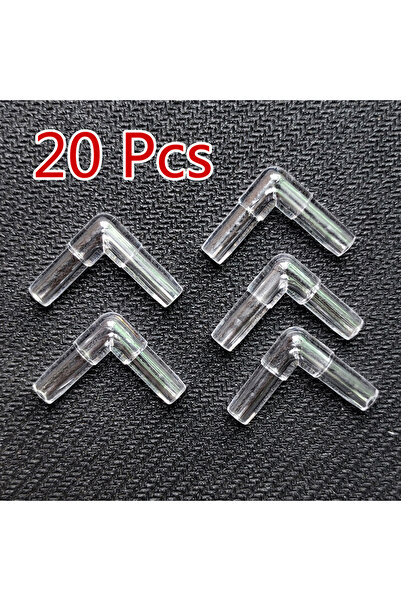 Choice 20Pcs 20pcs 4mm Aquarium Fish Tank Air Pump Connector L Shaped Connect...