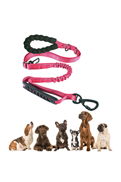 choice2 Pink New 4 IN 1 High-strength Elastic Explosion-proof Punching Leash ...