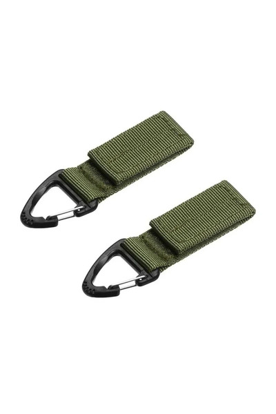 Choice Green 2pcs 1/2/3Pcs Tactical Hanging Key Hook Clip Clamp Buckle Nylon ...