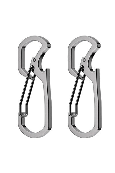 Choice5 Silver 2pcs Multifunctional Stainless Steel Outdoor Hanging Buckle, S...