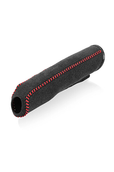 Choice Red New Suede Style Handbrake Sleeve Leather Handbrake Grips Cover Car...