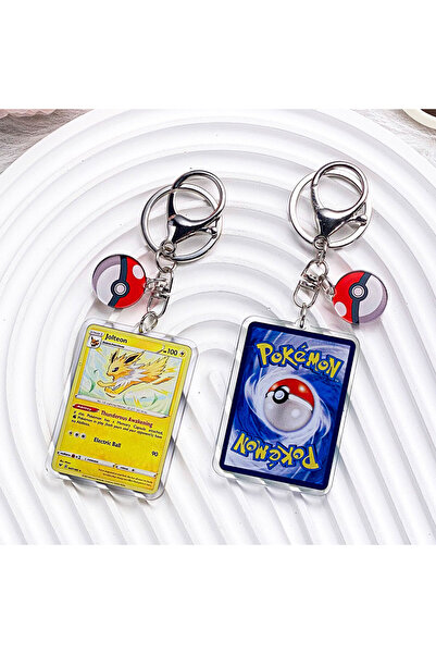 Choice1 6.2 cm 11 Pokémon Characters Pikachu Bulbasaur Jigglypuff Acrylic Key...