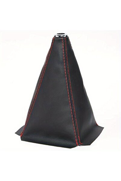 Choice Black-RedLine PU Leather Car Gear Shift Knob Cover Universal Shifter B...