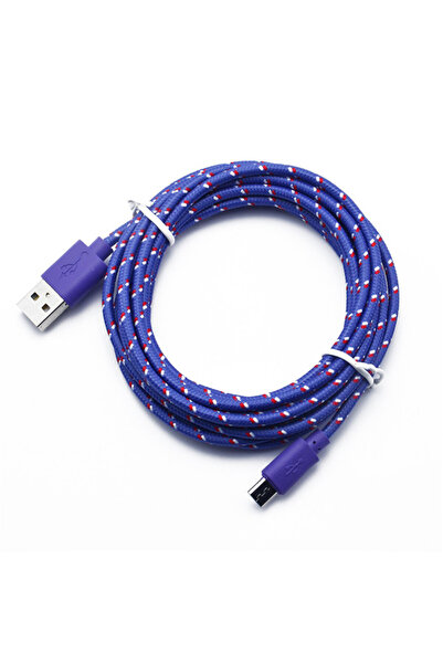 Choice 1m Purple 1M/2M/3M Micro USB Fast Charging Cable For Android Mobile Ph...