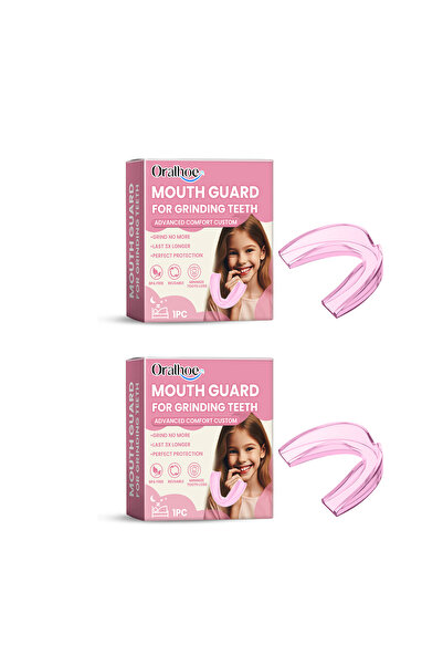 Choice 2 pcs boxed Anti Bruxism Silicone Mouth Guard For Children Improve Sle...