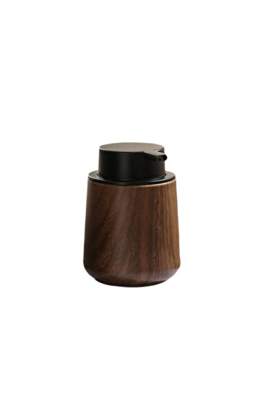 Choice 1 New Walnut Wood Grain Pump Bottle Refillable Portable Hand Soap Foam...