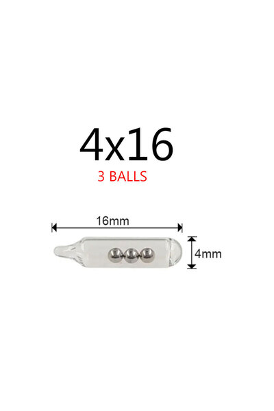 Choice 100 pieces 4mm 16mm 3balls WODJYJ 100pcs 3mm 4mm 5mm Rattles Shake Att...