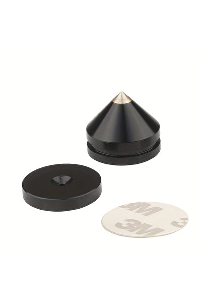 Choice4 Black 1 Set Of Audio Stand Speaker Tip Vertical Foot Audio Speaker Re...