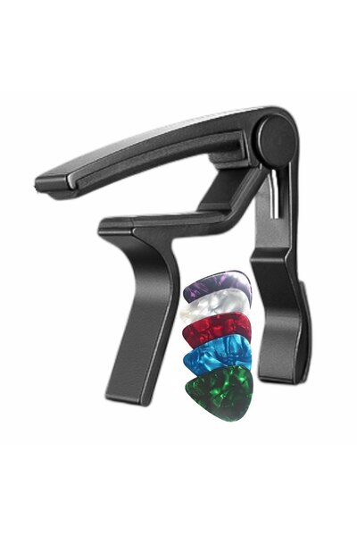 Choice1 Black Miwayer Guitar Capo for Acoustic and Electric Guitars Rosewood ...