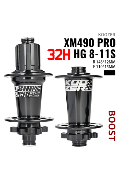 Choice 6-bolt Black BOOST HG 32H 2024 KOOZER XM490 PRO BOOST Mountain Bike Hu...