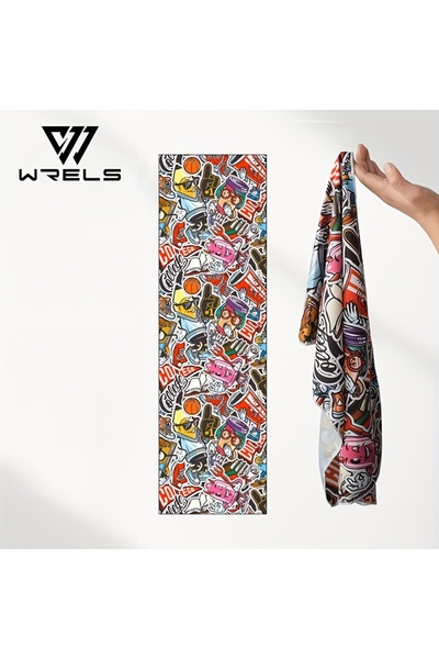Choice3 multicolor WRELS Ice Silk Towel Quick Dry Sweat-absorb Cold-feeling S...