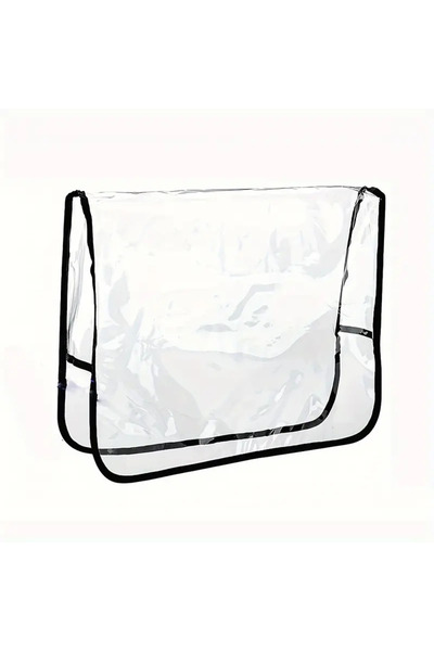 Choice 1pc Black 1/3/5pcs chair back cover plastic transparent salon chair ba...