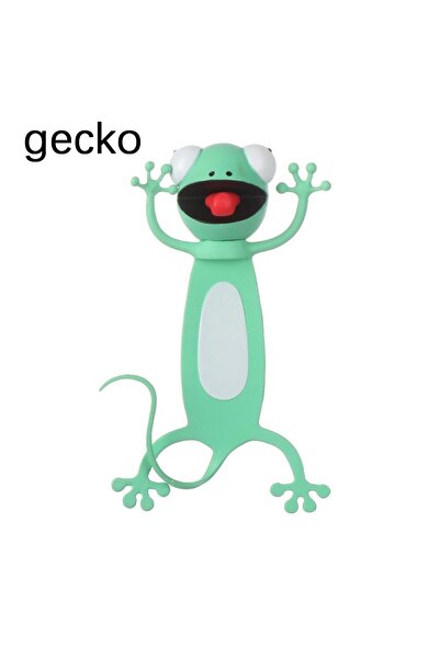 Choice --gecko Creative Stationery Bookmarks 3D Stereo Cartoon Marker Animal ...