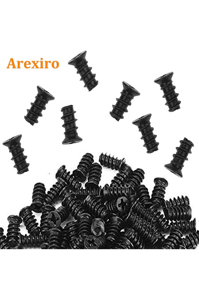 Choice 100pcs 20/30/50/100 PCS Computer Case Fan Screws Black, Fan Screws PC,...