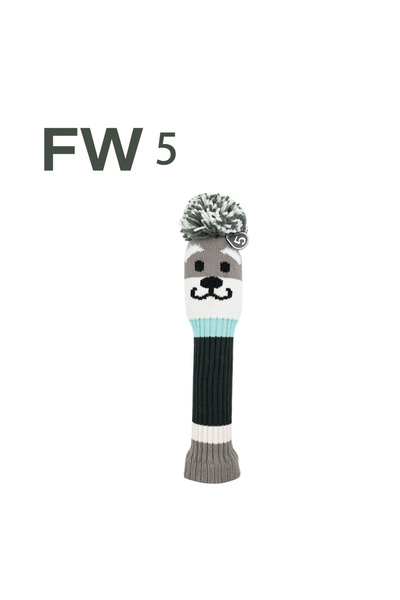Choice 5FW Kawaii Schnauzer Golf Head Covers for Driver & Woods-for golf love...